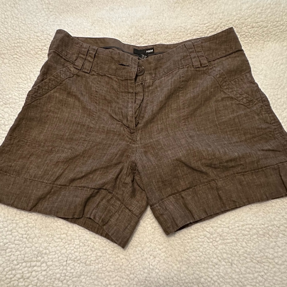 H&M Women's size 10 Brown Casual Shorts
